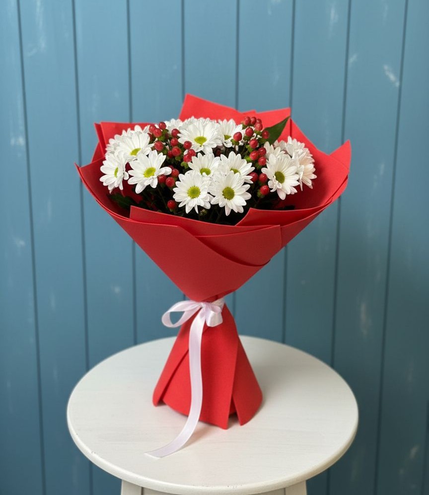 Букет цветов из: Хризантемы в Михайловке Иркутской области