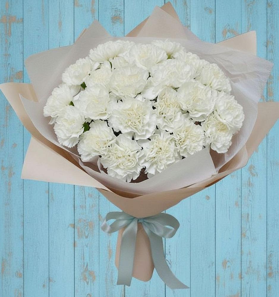 Букет цветов из: Гвоздики в Михайловке Иркутской области