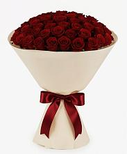 Букет 101 Бордовая роза Блэк Бакарра в Михайловке Иркутской области