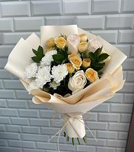 Букет цветов из:  Розы и Хризантемы в Михайловке Иркутской области
