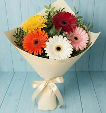 Букет цветов из:  Герберы в Михайловке Иркутской области