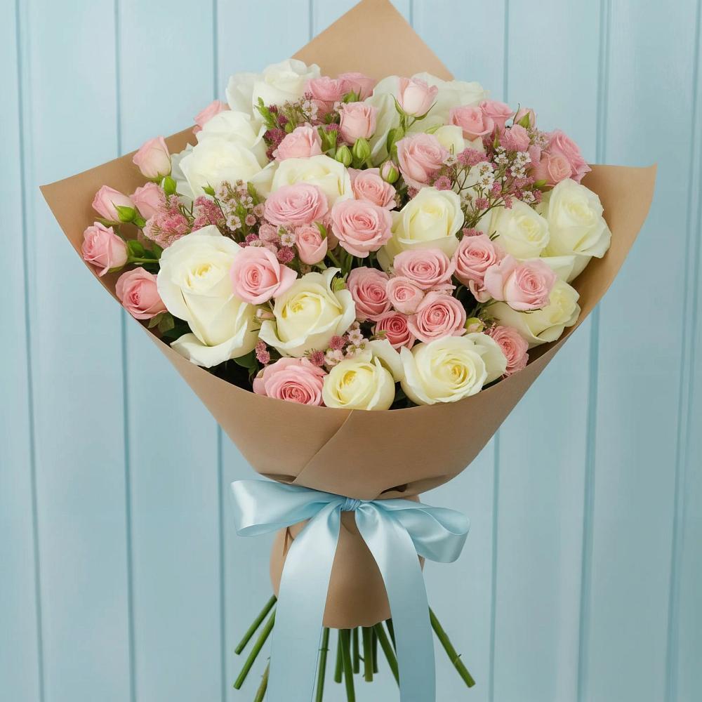 Букет цветов из: Розы в Михайловке Иркутской области