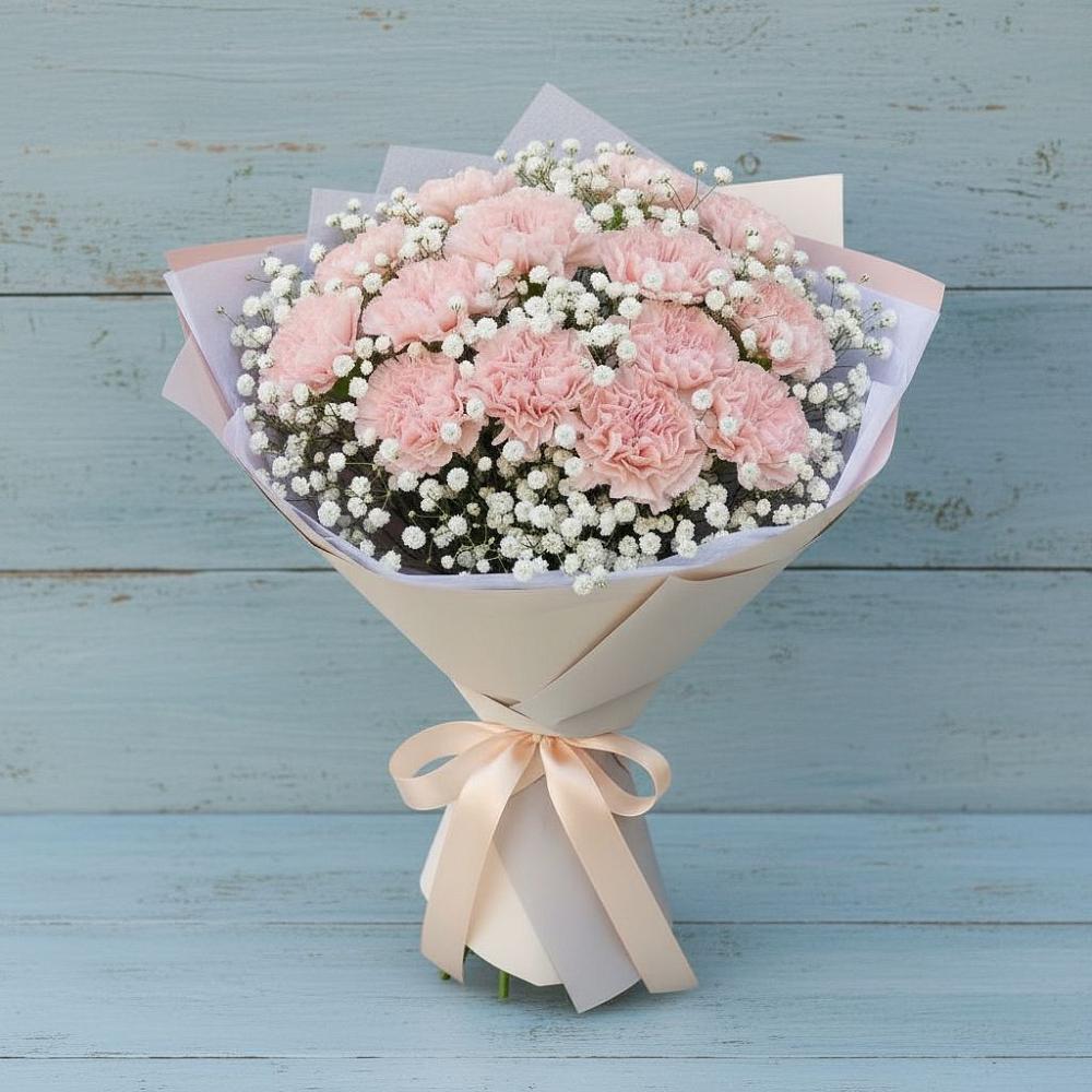 Букет цветов из: Гвоздики в Михайловке Иркутской области