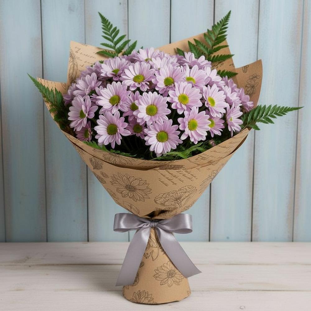 Букет цветов из: Хризантемы в Михайловке Иркутской области