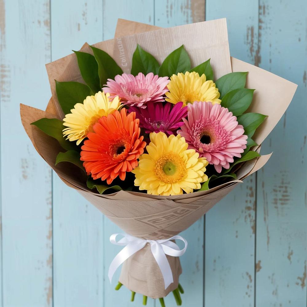 Букет цветов из: Герберы в Михайловке Иркутской области