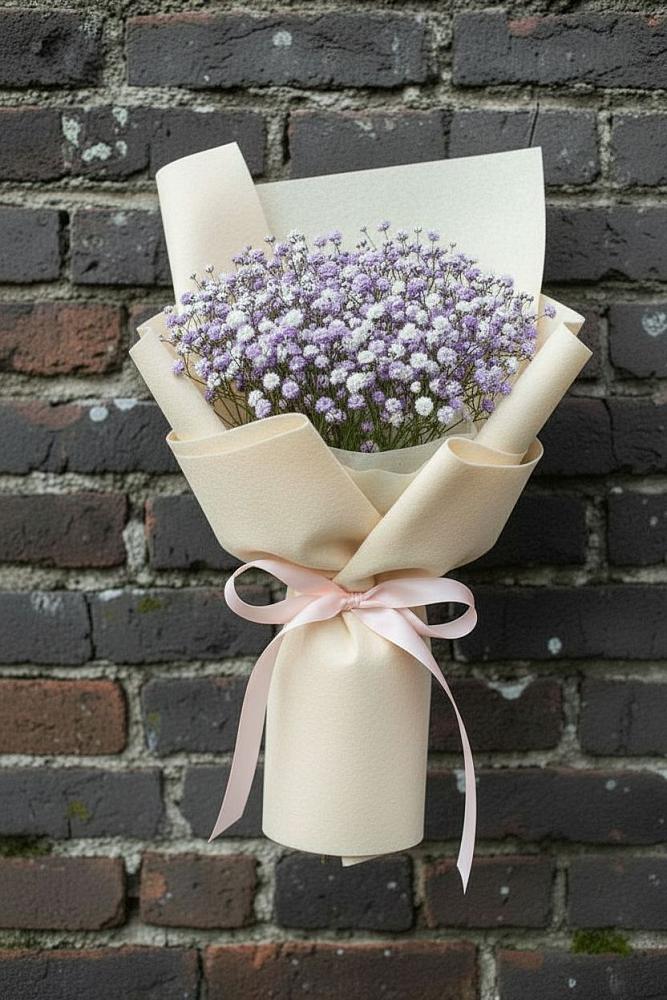 Букет цветов из: Гипсофила в Михайловке Иркутской области