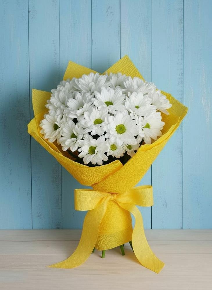 Букет цветов из: Хризантемы в Михайловке Иркутской области