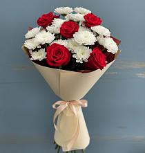 Букет цветов из:  Розы и Хризантемы в Михайловке Иркутской области