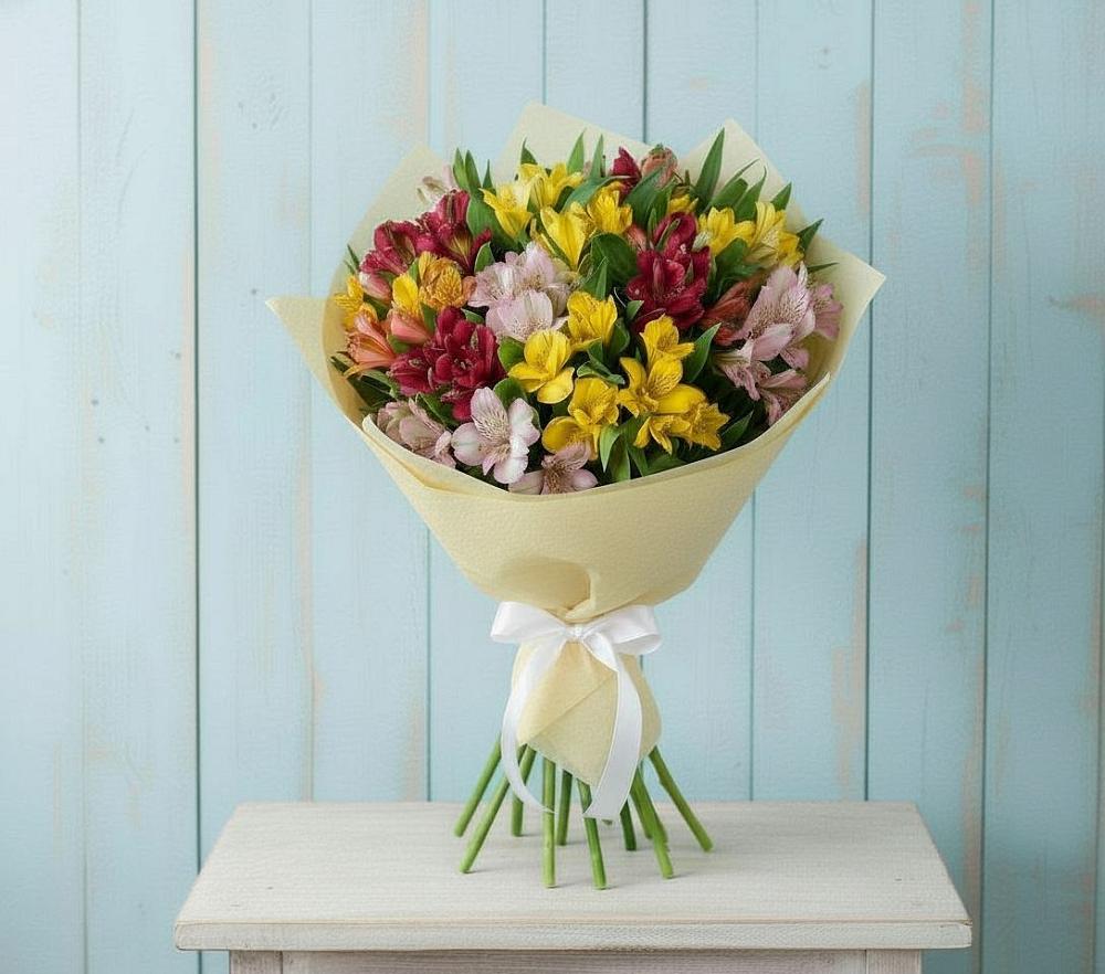 Букет цветов из: Альстромерии в Михайловке Иркутской области