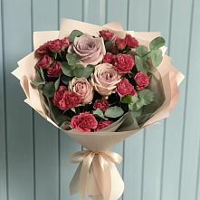 Букет цветов из:  Гвоздики и Розы в Михайловке Иркутской области