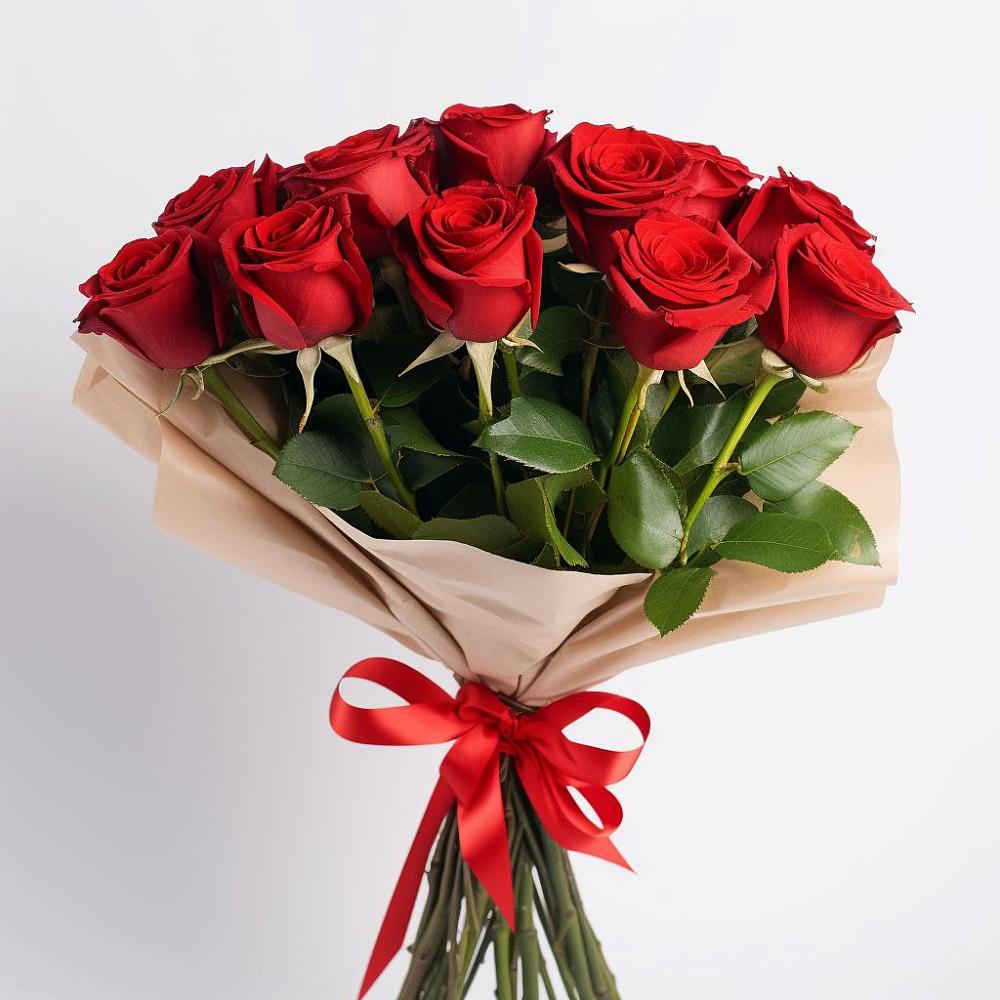 Букет 11 Красных роз Эдлесс Лав в Михайловке Иркутской области